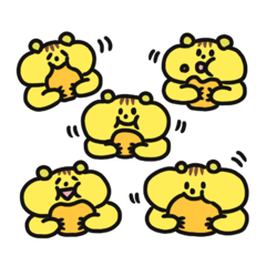 [LINEスタンプ] クーリエキャラクターざっこくどうぶつたち