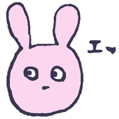 [LINEスタンプ] 使えなさそうで意外と使えるうさぎ