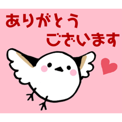 [LINEスタンプ] 北海道の雪の妖精 シマエナガさん