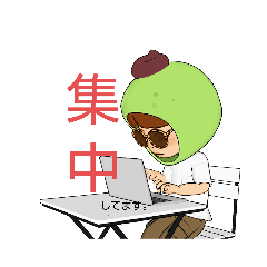 [LINEスタンプ] メロン女の伝え