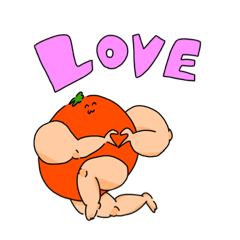 [LINEスタンプ] muscle muscle tomato 2の画像（メイン）