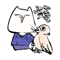 [LINEスタンプ] どうぶつのネコ先生