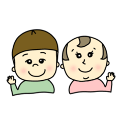 [LINEスタンプ] 兄と妹のスタンプ1