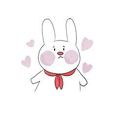 [LINEスタンプ] うさぴむ