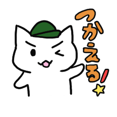 [LINEスタンプ] 日常使いのキャンプ好きのねこ