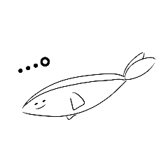 [LINEスタンプ] たぶん さかな