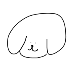 [LINEスタンプ] 表情犬