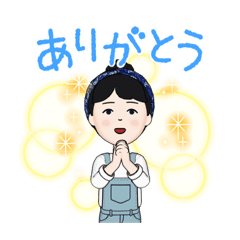 [LINEスタンプ] 爽やかな女子