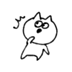 [LINEスタンプ] なんとなくネコチャン