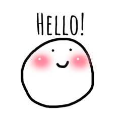 [LINEスタンプ] Simple Smiley English