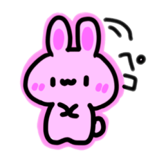 [LINEスタンプ] うさぎの普段使える可愛いスタンプ