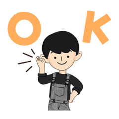 [LINEスタンプ] 日常スタンプ（男の子）