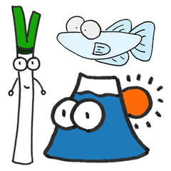 [LINEスタンプ] じょんと愉快な丸目キャラ達