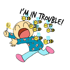 [LINEスタンプ] べべとはち