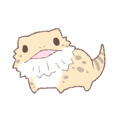 [LINEスタンプ] フトアゴヒゲトカゲ スタンプ