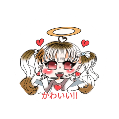 [LINEスタンプ] 天使と悪魔スタンプ！！