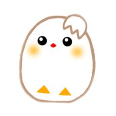 [LINEスタンプ] 手書きひよこスタンプ