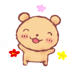 [LINEスタンプ] Pencil Touch Bears in February ＆March