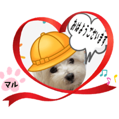 [LINEスタンプ] マルと母さん