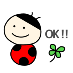[LINEスタンプ] てんとう虫たち(大きい文字Ver.)