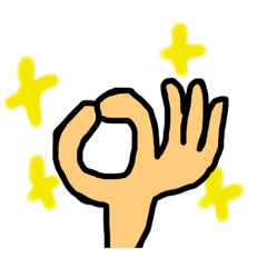 [LINEスタンプ] 誰でも使える手