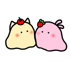 [LINEスタンプ] フルーツおばけ