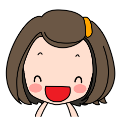 [LINEスタンプ] 元気な女の子のちょこっとごあいさつ