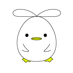 [LINEスタンプ] Usagi de Tamago (日本語Ver.)