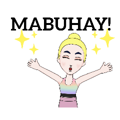 [LINEスタンプ] フィリピン会話仕方