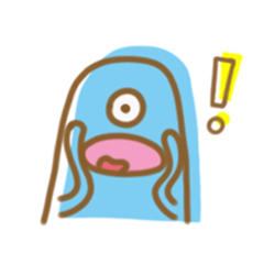 [LINEスタンプ] ブルーブルーモンスター