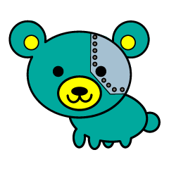 [LINEスタンプ] 可愛い緑のクマさんスタンプ