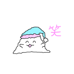 [LINEスタンプ] 帽子をかぶったかわいいお化け