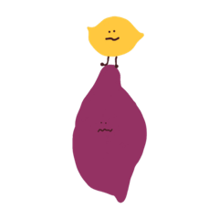 [LINEスタンプ] お芋maruの仲間たち
