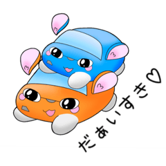 [LINEスタンプ] ぷよくるまちゃんの"みみちゃん