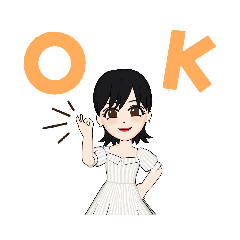 [LINEスタンプ] JDの杏ちゃん。