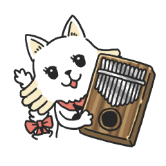 [LINEスタンプ] おてがるカリンバ協会カリンちゃんスタンプ