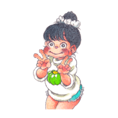 [LINEスタンプ] vegy cute ❗️