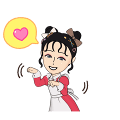 [LINEスタンプ] 話題のニーナ7