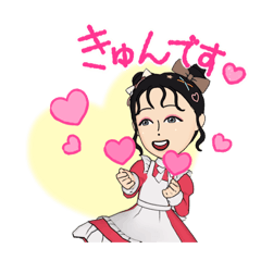 [LINEスタンプ] 話題のニーナ6