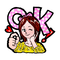 [LINEスタンプ] 愉快家(第2弾) 愉快家の女子が主役！