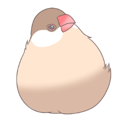 [LINEスタンプ] ふくふく文鳥 4