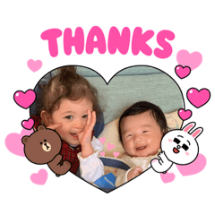 [LINEスタンプ] Sarah＆Kaya daily❤️