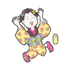 [LINEスタンプ] 町娘の日常