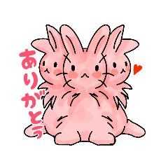 [LINEスタンプ] ウサベロスと愉快な仲間たち