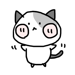 [LINEスタンプ] 気持ち伝える猫(あいうえお)