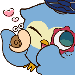 [LINEスタンプ] ばるぶくろうくん1