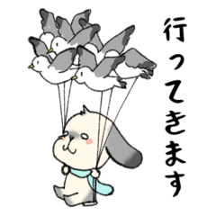 [LINEスタンプ] 美容室EDEN看板うさぎ▶めそ君◀