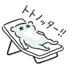 [LINEスタンプ] サウナと銭湯をめぐるカワウソ 2