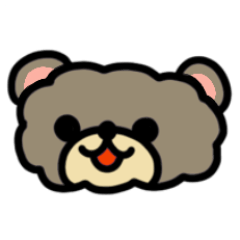 [LINEスタンプ] DIRTY BEAR ちょっとていねいな日本語