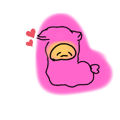 [LINEスタンプ] 表情豊かなアルパカ